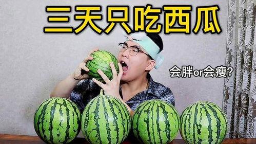 减肥晚上可以吃只吃瓜吗